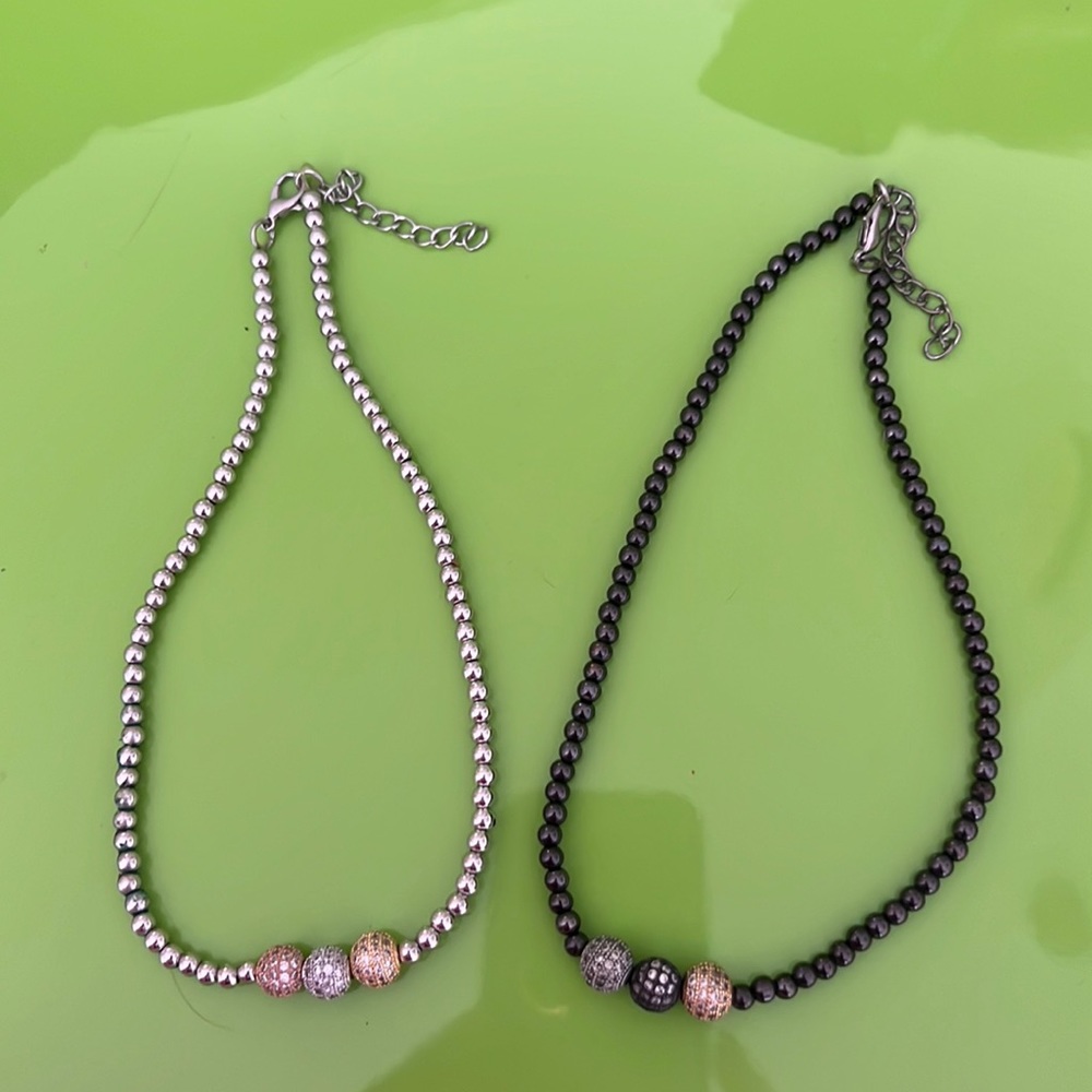 Beautiful beaded chokers.